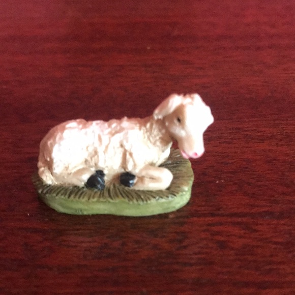 Giftco Vintage Christmas Nativity Scene Wood Manger Mary Joseph Jesus Kings Lamb - Picture 10 of 14